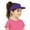 Purple, variant on Kids UV Sun Protection Visor Cap, Adjustable Cotton Sun Hat Visors for Boys Girls-Pink