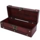thumbnail image 5 of Caja de almacenamiento vintage estilo antiguo para joyas y adornos, organizador retro, cofre del tesoro 6702-DH, cierre plegable rojo., 5 of 14