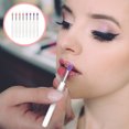 thumbnail image 4 of GOOHOCHY Aplicadores de sombras de ojos 8pcs Cepillos para la sombra de ojos Cepillos de lápiz labial Aplicadores con tapa, 4 of 7