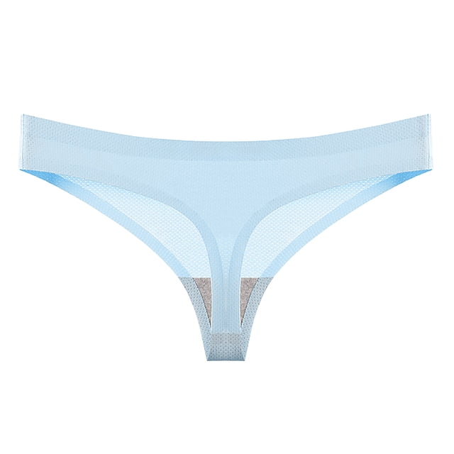 Mgmyaa Culottes pour Femmes Été Sans Couture Respirantes String Taille Basse sous-Vêtements
