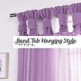 thumbnail image 2 of Quality Home Sheer Faux Linen Twist Tab Curtains, 2 of 4