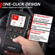 thumbnail image 2 of Herramienta de diagnóstico del sistema de motor automotriz Pruebas OBD Pruebas en varios idiomas YA200, 2 of 2