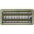 RV DESIGNER H874 Metal Floor Register with Damper, 10 inch x 4 inch