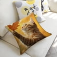 thumbnail image 5 of Cute catlinen toss pillowcase decoration pillowcase gifting preferred 20x20inch cushion cover sofa pillowcase sofa bedroom living room car, 5 of 8