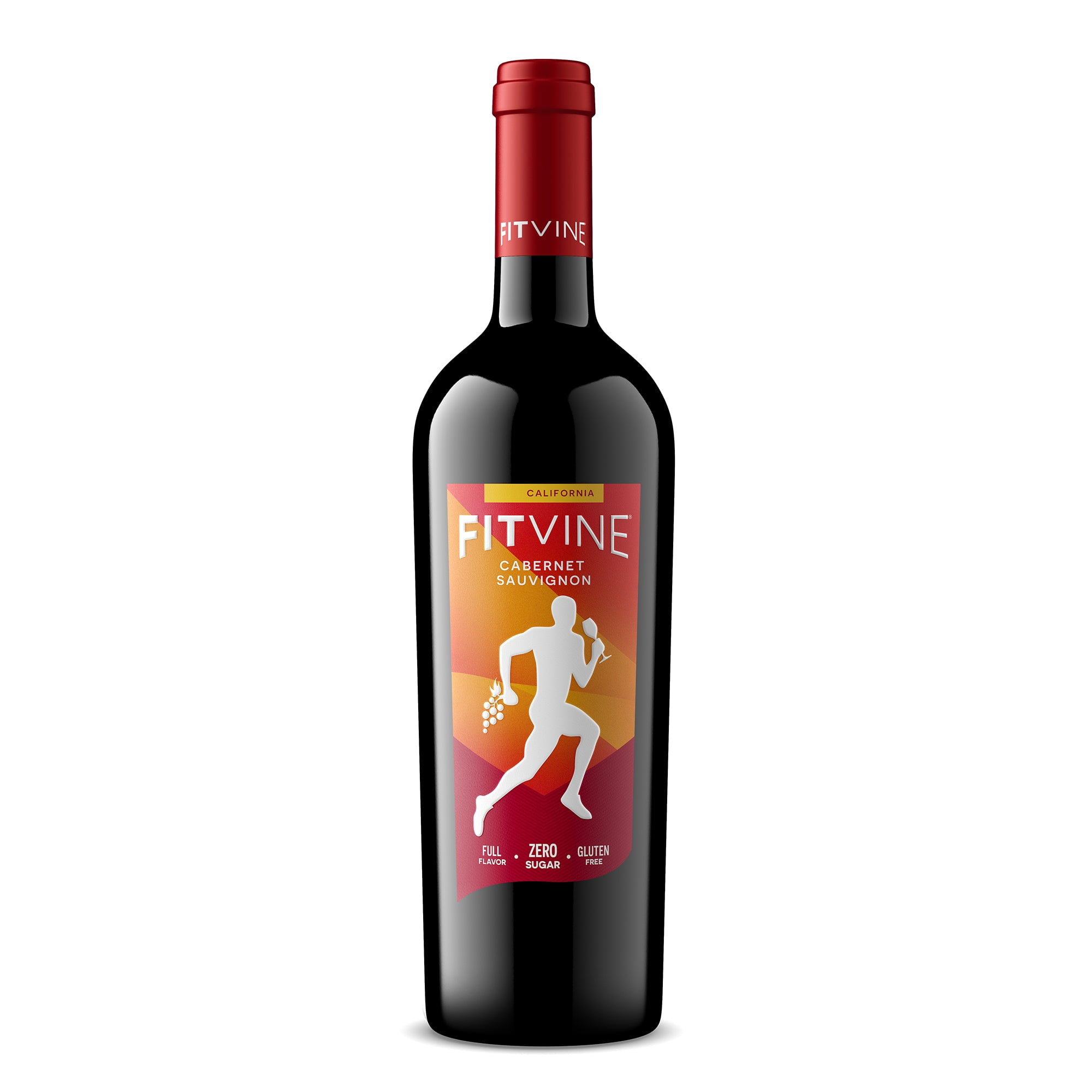 FitVine Cabernet Sauvignon California Red Wine 750 ml Bottle 14% ABV