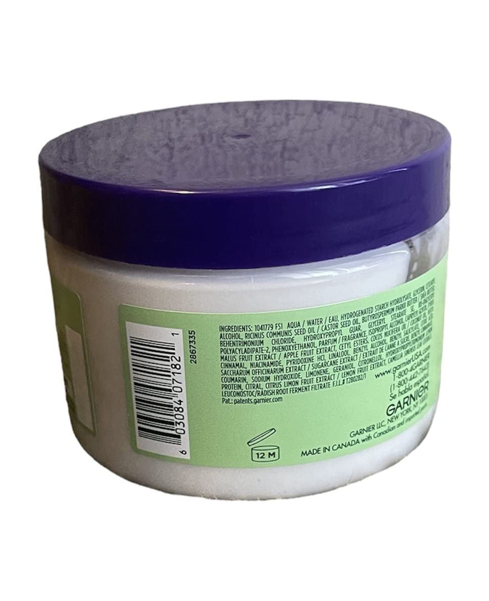 Garnier Fructis Curl Stretch Pudding Sulfate Free Anti-Shrinkage Cream, 10.1 fl oz