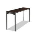 thumbnail image 2 of Iceberg Maxx Legroom Laminate Folding Table, with Open Corner Design, Gray, 18" W x 60" L x 29.5" H, 2 of 2