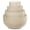 Almond, variant on Kook Ceramic Nesting Bowls, 20/44/98/145 oz, Ivory, Set of 4