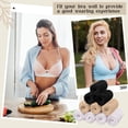 thumbnail image 6 of 10 Pcs 100% Cotton Bra Liners for Boob Sweat, 18-Inch 3-Layer Under Bra Sweat Pads, Washable Absorbent Anti-Chafing Underwire Liners for Women, M 3 Colors, 6 of 6