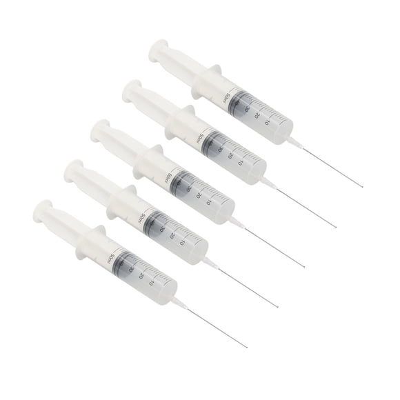 Jeringa De Tinta, Jeringas De Inyector De Tinta Transparente De 50 Ml Pequeña Burbuja Medición Fácil Escala Clara Para Experimento