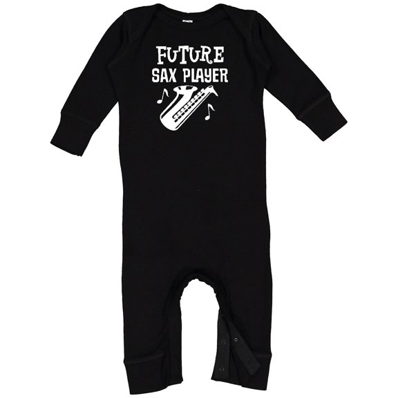 Inktastic Future Saxophone Player Childs Music Baby Romper Coveralls