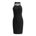 thumbnail image 4 of Afdoent Dresses For Women 2026 Party Neck Sequin Fringe Dress Sleeveless Midi Evening Gown For Party Dresses, 4 of 4