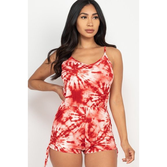 Tie-dye Printed Romper
