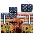 thumbnail image 5 of Whosucclay Foldable Design Golf Cart Accessories for EZGO Club Car, Breathable Fabric 4 Convenient Pockets Easy to Install & Clean, Sunflowers, 5 of 9