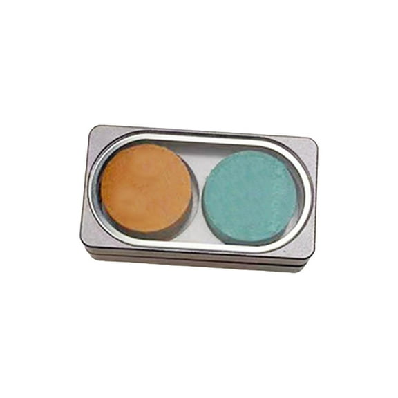 Billiard Pool Cue Tips with Storage Box 0.55in Snooker Cue Tip Billiard Cue Head 2PCS Gray