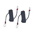 thumbnail image 3 of DYNWAVECA Climbing Rope, Parachute Rope, Outdoor Accessory Wear Resistant Compact with Buckle Static Rock Climbing Rope Rappelling Rope 10 M, 3 of 10