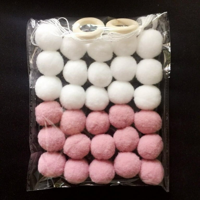 2 cm Felt Balls. Wool Pom pom Nursery Garland Decoration. 100