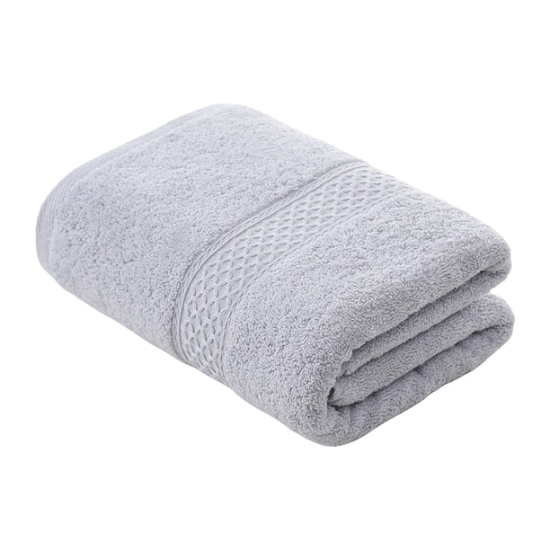 Toalla de algodón de rizo, suave y absorbente, agradable para la piel, de color sólido, jacquard, para ducha, para el hogar, baño, spa, salón de belleza.