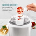 thumbnail image 4 of Nostalgia 2-Quart Electric Ice Cream Maker &ndash; Make Homemade Ice Cream, Gelato, Sorbet & Frozen Yogurt &ndash; No Salt/Ice Needed, Digital Contro, 4 of 7