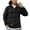 A1Black, variant on Wuxian Sweatshirt For Men Quarter Zip Up Cargo Hoodies Sweatshirt Pullover Hood Long Sleeve Solid Sport Coats Fashion Outdoor Coats,Black,L
