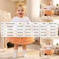 thumbnail image 3 of mgoYE Birthday Outfit Girls Baby One Romper + Ruffle Tulle Skirt + Sequins Crown Headband 3PCS Clothes Set, 3 of 4