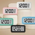 thumbnail image 4 of CCOCC Alarm Clock,Compact Digital Clock with Adjustable Brightness,Portable Bedside Clock with Temperature and Humidity Display for Bedroom and Office, 4 of 4