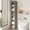 Gray oak color, variant on YQ JENMW 6-Tier Tall Narrow Bookshelf,Slim Storage Organizer Shelf,Freestanding Display Storage Shelf for Living Room,Bedroom,Home Office,White