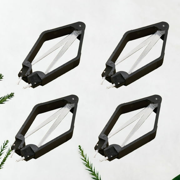 ROMANSENTIAL 4Pcs Clip Removal Tool for Packaged Ic in Black Plastic