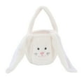 thumbnail image 2 of Bolsa De Pascua De Felpa, Bolsa De Caza De Pascua De Felpa Sonrisa De Gran Capacidad Para Niños Para Fiesta, 2 of 7