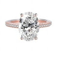 thumbnail image 4 of Birdeem Bague de Fiançailles Coupe Ovale Classique, 4 of 5