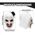 thumbnail image 2 of 6X Máscara de Terror de Halloween, Máscara de Payaso , Disfraz de Aterrador, Máscara Espeluznante de Terror de Halloween para Hombres y Mujeres Adultos, 2 of 5