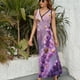 thumbnail image 3 of Vestido Largo Sin Mangas Para Mujer, Lavender Traje Informal Para Cumpleaños, Verano, 3 of 5