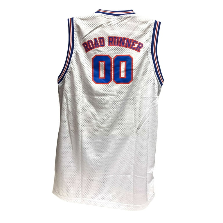 Road Runner Tune Squad White Jersey Space Jam Basketball Costume Roadrunner  Toon - Walmart.com