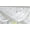 White, variant on Bridget Crushed Satin Valance with Beaded Trim, White
