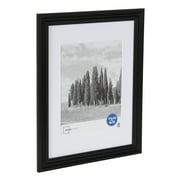 Mainstays 11x14 Picture Frame with Black Matte for 8x10 Photos Traditional Gallery Wall Frame