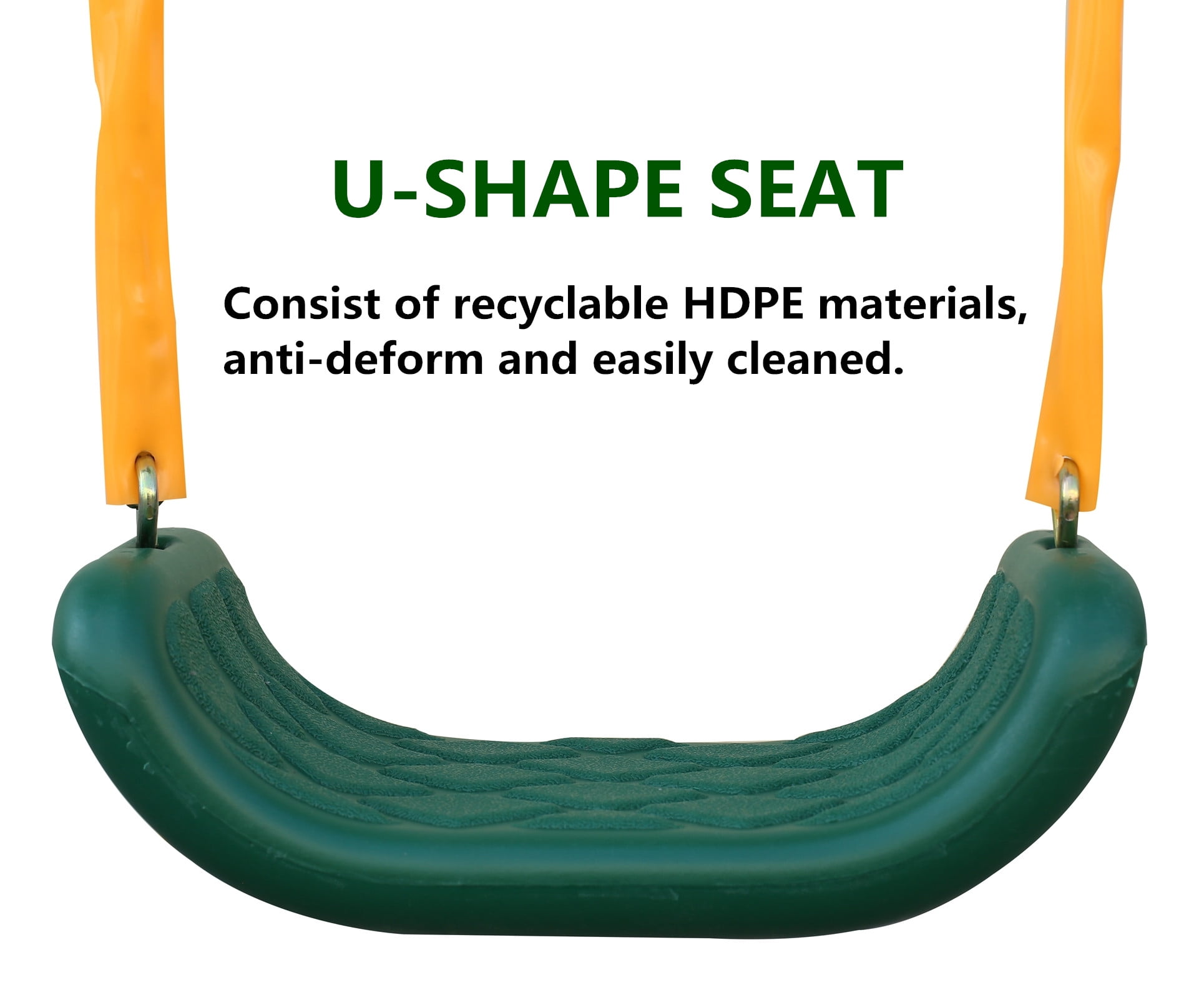 Metal Swing Set Outdoor with Glider for Kids, Toddlers
