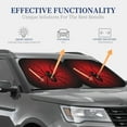 thumbnail image 4 of Fotbe Spider on the Web 2-Piece Car Windshield Sun Shade | Sun Blocker for Car Windshield | Foldable Automotive Interior Accessories for Sun Protection-Medium, 4 of 7