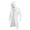 White, variant on FASHOFT Men's Vintage Hooded Coat Halloween Long Open Front Cardigan Lightweight Drape Cosplay Outfit Renaissance Party Stage Dress Up Halloween S