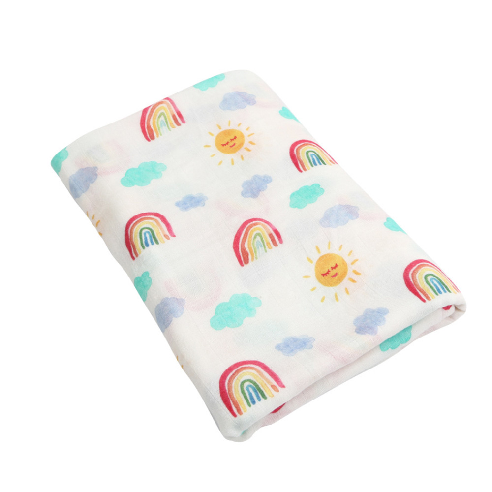 Baby Cotton Blanket Muslin Swaddle Blanket Bath Towel Cotton Blanket