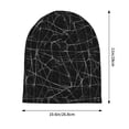 thumbnail image 2 of Beanie for Men and Women, realistic black spiderweb cool Cozy Winter Hat Beanies Hats Skull Cap, Soft Cool Knit Hats for Women Men Men's Skullies & Beanies, 2 of 5