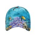 thumbnail image 2 of Balery Corals And Tropical Fish Baseball Cap For Women Men,Adjustable Size For Running Workouts And Outdoor Activities All Seasons, 2 of 9