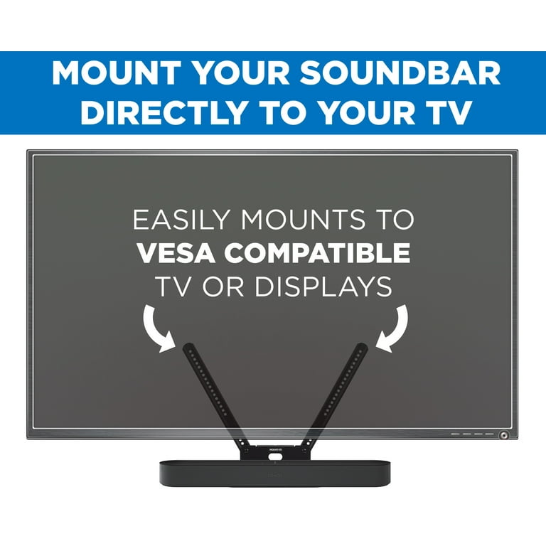 Fordøjelsesorgan Ikke kompliceret forælder Mount-It! Sound Bar TV Mounting Shelf Compatible with Sonos Beam Speaker -  Walmart.com