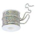 thumbnail image 1 of Rongfmy 10 Yard 3MM Crystal Rhinestone Diamond Chain , Crafts, Sewing, DIY, Jewelry, AB Color, 1 of 9
