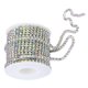 thumbnail image 1 of Cadena de decoración en fila, joyería, ropa, plata, decoración de moda, belleza, garra, taza Color AB, 1 of 9