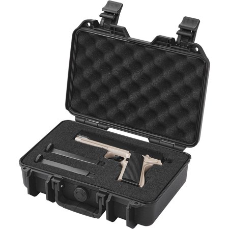 STAWAY Hard Pistol Case - Waterproof & TSA Approved Lockable Storage for 1 Handgun - Durable Compact Secure Protection for Travel & Long-Term Use