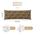 thumbnail image 3 of KLL Ultra Soft Microfiber Body Pillow Cover/Pillowcases 20"x54" with Hidden Zipper Closure-Mushrooms and Autumn, 3 of 8