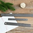 thumbnail image 4 of 3 Pcs Stainless Steel Rulers Set Double Side Metric and Imperial Precision Ruler Metal Ruler, 15cm (5.9”)/ 20cm(7.87”)/ 30cm(11.8”) Ruler, 4 of 4