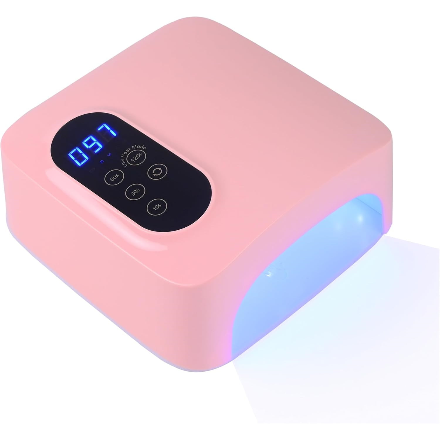 72W Cordless Led Nail Lamp, Rechargeable Nail Dryer, Portable Gel UV Led Nail Light with 4 Timer Setting Sensor, Professional Wireless Gel Nail Lights Nail Art Manicure Tools for Home and Salon
