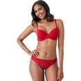 thumbnail image 4 of Wacoal Womens Embrace Lace Underwire Molded Cup Bra,Persian Red,38 B, 4 of 4