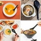 thumbnail image 4 of Cucharas de Sopa de Fideos Ormromra Estilo Japonés Negro, 4 of 6